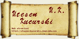 Utešen Kucurski vizit kartica